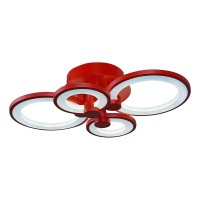 Потолочная светодиодная люстра iLedex A001/4 Red  фото, kupilegko.ru