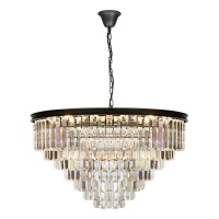 Подвесная люстра iLamp Triumph 6101-800 BK  фото, kupilegko.ru