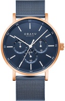 fashion наручные мужские часы Obaku V246GMVLML. Коллекция Mesh  фото, kupilegko.ru