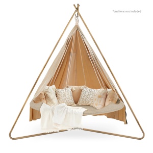 Deluxe Poncho Sand Кресло подвесное L TiiPii Bed  фото, kupilegko.ru