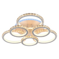 Потолочная светодиодная люстра Profit Light 8052/3+3 WHT  фото, kupilegko.ru