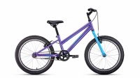 Велосипед ALTAIR MTB HT 20 low (рост 10.5") 2020-2021, фиолетовый/голубой, 1BKT1J101008 Altair  фото, kupilegko.ru