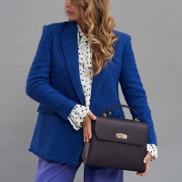 Кожаная сумка сэтчел женская Dr.Koffer 7013SG-74 25506 DK  фото, kupilegko.ru