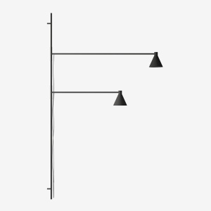 Nota Black Настенный светильник De Padova  фото, kupilegko.ru