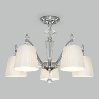 Потолочная люстра Eurosvet Diva 60122/5 хром  фото, kupilegko.ru