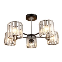 Потолочная люстра IMEX MD.4057-5-S BK+CH  фото, kupilegko.ru