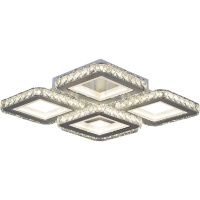 Потолочная светодиодная люстра Reluce 03902-0.3-4+1A WH+CR  фото, kupilegko.ru