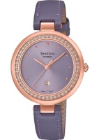 Японские наручные женские часы Casio SHE-4556PGL-6A. Коллекция Sheen  фото, kupilegko.ru