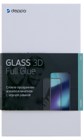 Защитное стекло Deppa для Samsung Galaxy A71 3D Full Glue (черная рамка)  фото, kupilegko.ru