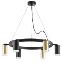 Подвесная люстра Lightstar Rullo (571016+214440-3+214437-3+202430-6) LR0164033730  фото, kupilegko.ru