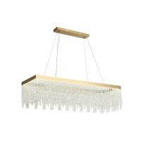 Подвесная светодиодная люстра Gerhort G21124/1B BRS CL  фото, kupilegko.ru