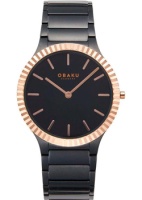 fashion наручные мужские часы Obaku V292GXMBSB. Коллекция Linje Jude  фото, kupilegko.ru