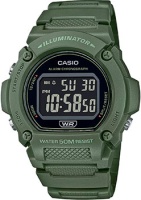 Японские наручные мужские часы Casio W-219HC-3B. Коллекция Digital  фото, kupilegko.ru