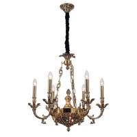 Подвесная люстра Lucia Tucci Firenze 1781.6.2 Antique Gold  фото, kupilegko.ru