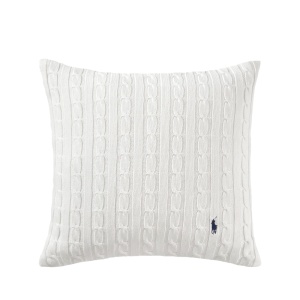 Cable Polo Off White Наволочка 45 x 45 см Ralph Lauren Home  фото, kupilegko.ru