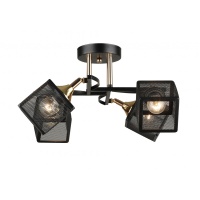 Потолочная люстра IMEX MD.5708-4-S-BK+FGD  фото, kupilegko.ru