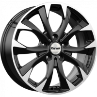 Литые колесные диски Carwel Баунт 152 (Octavia) 7x17 5x112 ET50 D57.1 Чёрный с полированной лицевой частью (36610)  фото, kupilegko.ru