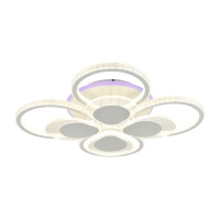 Потолочная светодиодная люстра Profit Light 5891/4+4B WHT  фото, kupilegko.ru