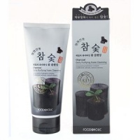 Пенка для умывания FoodaHolic Charcoal Daily Purifying Foam Cleansing FoodaHolic  фото, kupilegko.ru