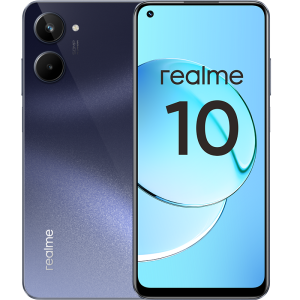 Смартфон, мобильный телефон realme 10 8/128GB Черный RU  фото, kupilegko.ru