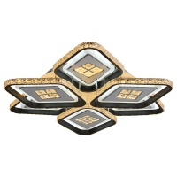 Потолочная светодиодная люстра Profit Light 8054/3+3 WHT+BLK  фото, kupilegko.ru