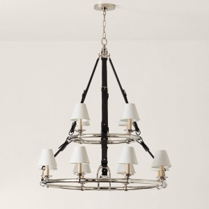 Westbury Double Tier Nickel Люстра Ralph Lauren Home  фото, kupilegko.ru