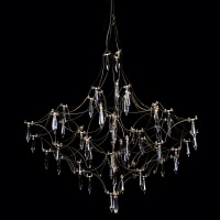 Подвесная светодиодная люстра Loft IT 10259/800 Gold Asfour  фото, kupilegko.ru