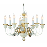 Подвесная люстра Ideal Lux Firenze Sp8 Bianco Antico 012872  фото, kupilegko.ru