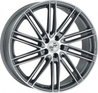 Литые колесные диски MAK Leipzig 9.5x22 5x112 ET26 D66.45 Серый с полированной лицевой частью (F9522LPQM26WSX)  фото, kupilegko.ru