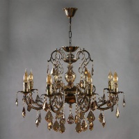 Подвесная люстра Ambiente Alicante 8888/8 PB Honey Leaf  фото, kupilegko.ru