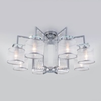 Потолочная люстра Eurosvet Fargo 60123/8 хром Smart  фото, kupilegko.ru