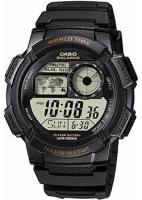 Японские наручные мужские часы Casio AE-1000W-1A. Коллекция Digital  фото, kupilegko.ru