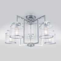 Потолочная люстра Eurosvet Fargo 60123/5 хром Smart  фото, kupilegko.ru