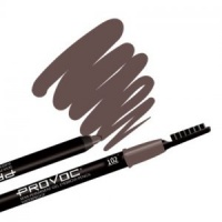 Гелевая подводка в карандаше для бровей Eye brow liner (PV0101, 101, тёмно-коричневый, 1 шт)  фото, kupilegko.ru