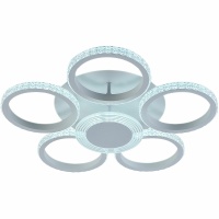 Потолочная светодиодная люстра Reluce 05883-0.3-5+1 WH  фото, kupilegko.ru