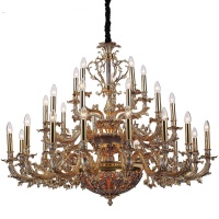 Подвесная люстра Lucia Tucci Firenze 1780.30.3 Antique Gold  фото, kupilegko.ru