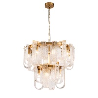 Подвесная люстра Indigo BRINA 12027/12P Brass V000365  фото, kupilegko.ru
