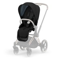 Набор чехлов прогулочного блока Cybex Seat Pack PRIAM IV Deep Black  фото, kupilegko.ru