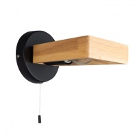 Бра, светильник настенный накладной Eurosvet 70056/1 черный  фото, kupilegko.ru