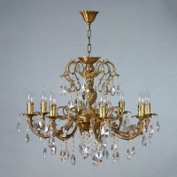 Подвесная люстра Ambiente Alicante 8888/8 AB Tear drop  фото, kupilegko.ru