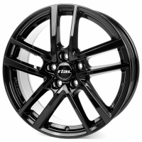 Литые колесные диски Rial Astorga Black 7x17 5x108 ET40.5 D63.4 Чёрный глянцевый (AST70740FO12-6)  фото, kupilegko.ru