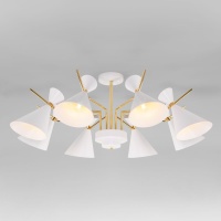 Потолочная люстра Eurosvet Apart 70114/8 белый  фото, kupilegko.ru