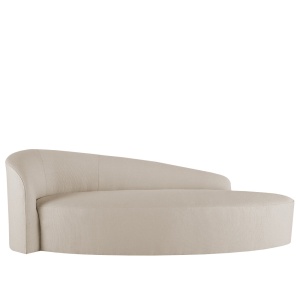 Wave Left White Кушетка Baker  фото, kupilegko.ru