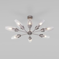 Подвесная люстра Eurosvet Thalia 60140/9 сатин-никель  фото, kupilegko.ru