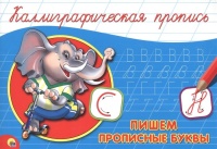 КАЛЛИГРАФИЧЕСКАЯ ПРОПИСЬ А5. альбомная. ПИШЕМ ПРОПИСНЫЕ БУКВЫ. Костина В. (глав.ред.)  фото, kupilegko.ru