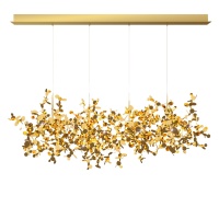 Подвесная люстра Loft IT Spark 10101/4 Gold  фото, kupilegko.ru