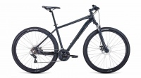 Велосипед APACHE 29 2.0 disc (29" 21 ск. рост. 21") 2020-2021, черный матовый/черный, RBKW1M69Q013 Forward  фото, kupilegko.ru