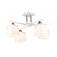 Потолочная люстра IMEX MD.5985-4-S-WH+CH  фото, kupilegko.ru