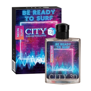 Мужская туалетная вода, парфюм CITY PARFUM CITY 3D Neon Surf 136300050 LT  фото, kupilegko.ru