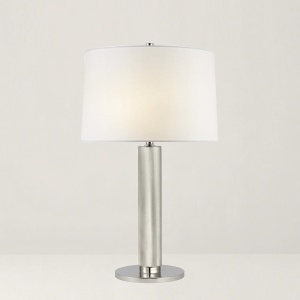 Barrett Knurled Nickel Настольная лампа M Ralph Lauren Home  фото, kupilegko.ru